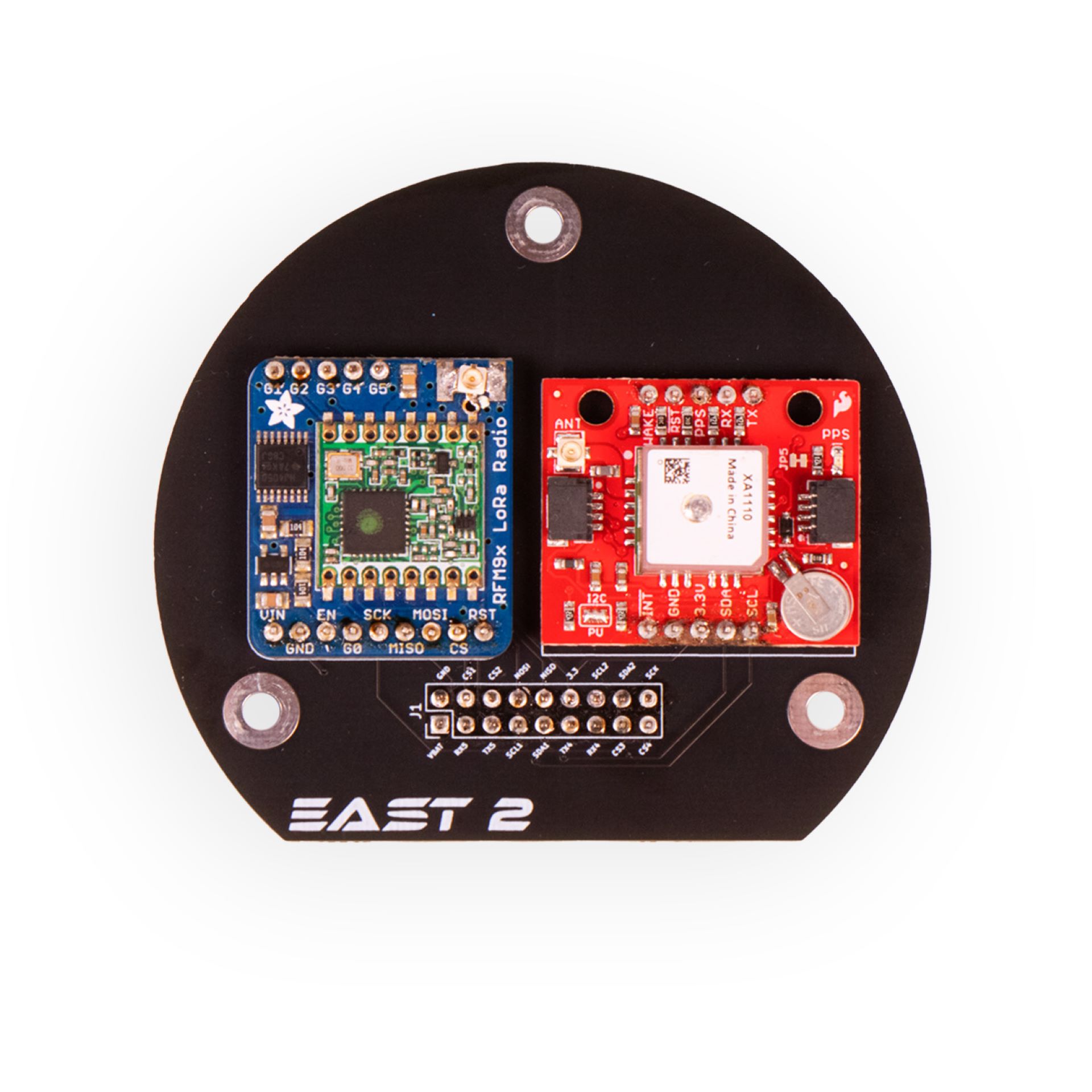 EAST-2 PCB front and back